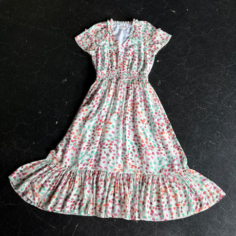 STRAWBERRY LONG DRESS [S-4381]