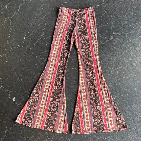 FLOWER FLARE PANTS [S-4131]