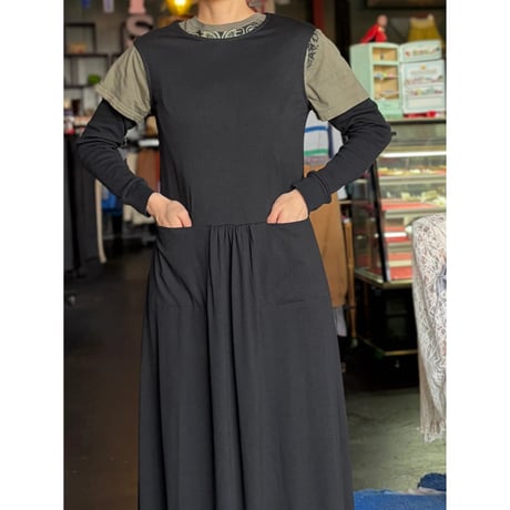 SIMPLE LONG DRESS [S-3964]