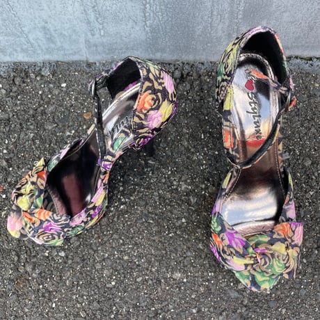 ROSE RIBBON PUMPUS 24.5cm [S-2479]