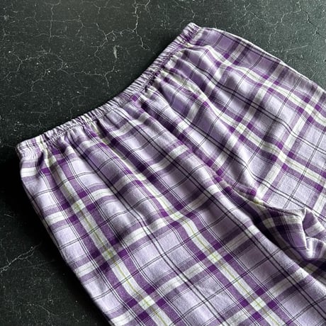 CHECK NEL EASY PANTS [S-5053]
