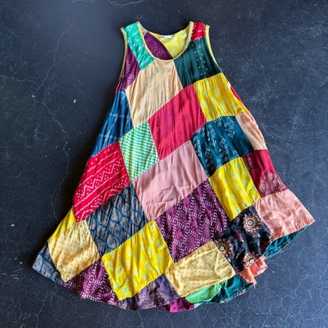PATCHWORK DRESS [S-4194]