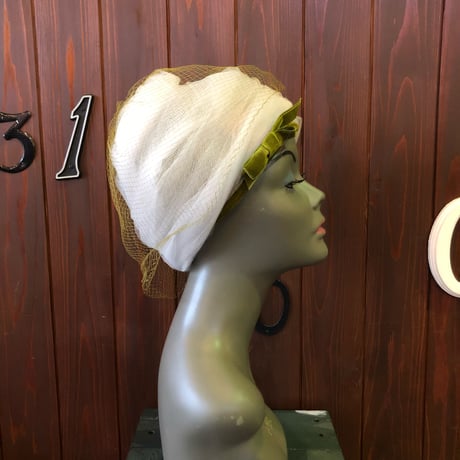 60'S TULLE DESIGN HAT [HP-1906]