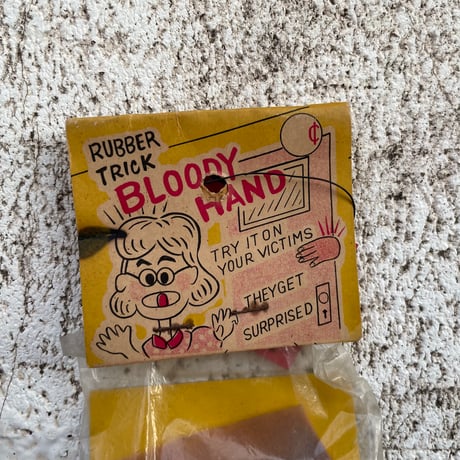 50’S VINTAGE TOY "BLOODY HAND" [J-020]