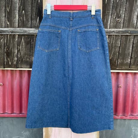 80’S DENIM SKIRT [S-7376]