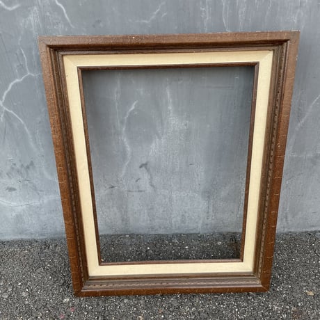Vintage WOOD PICTURE FRAME [J-0002]