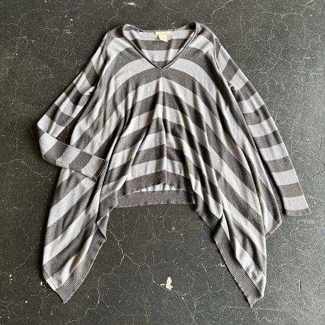 BORDER DESIGN COTTON KNIT [S-3539]
