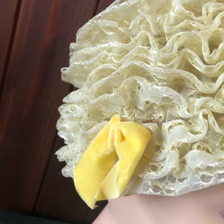 60’S FRILL DRESS HAT [S-3352]