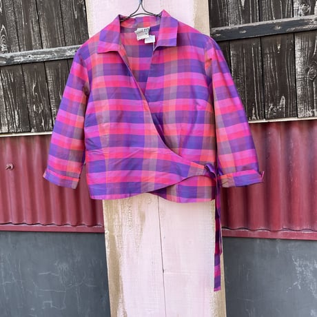CHECK SILK SHIRT [S-1803]