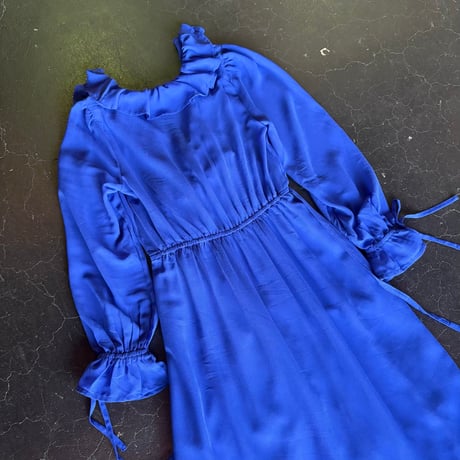 FRILL SHEER ASYMMETRY DRESS [S-3833]