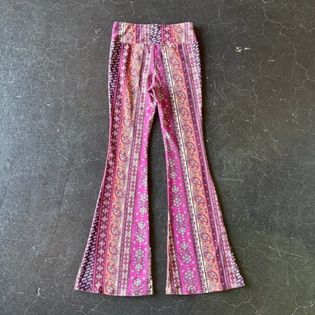 FLOWER FLARE EASY PANTS [S-4189]