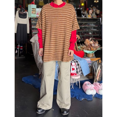 KIRA KIRA BORDER S/S KNIT [S-2911]