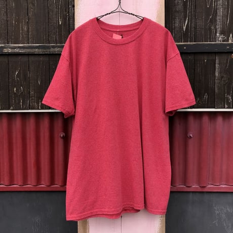 RED PLAIN TEE [S-1618]