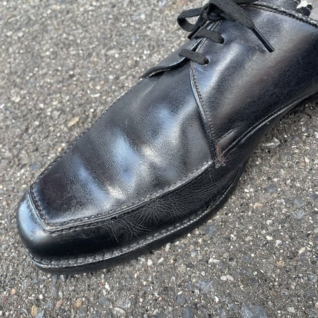 SQUARE TOE LEATHER SHOES 26.5cm [S-1952]