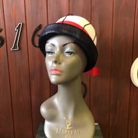 60’S TRICOLOR COLOR DESIGN SUMMER HAT [HP-0377]