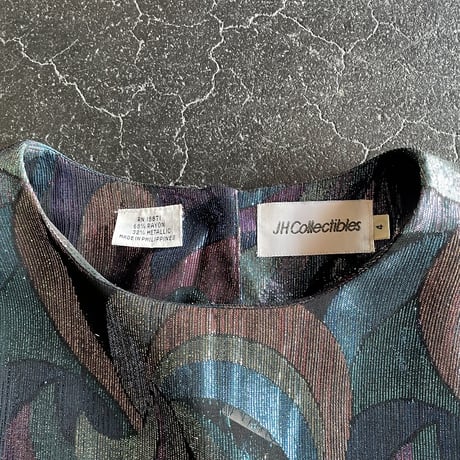 80’S GLITTER SHEER BLOUSE [S-1423]