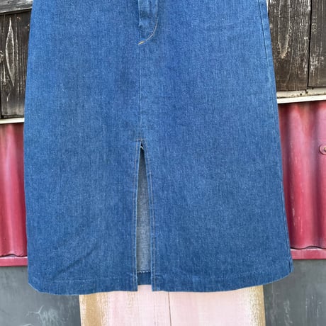 80’S DENIM SKIRT [S-7376]