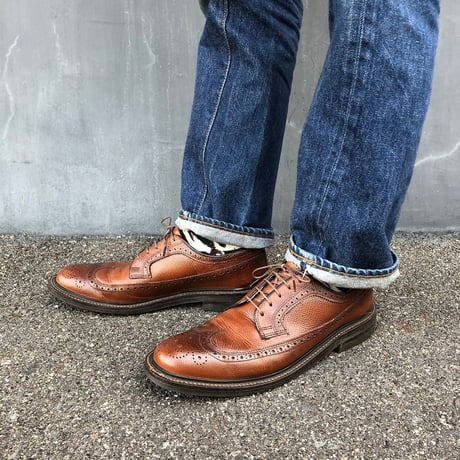 "STUART McGUIRE" LEATHER WING TIP SHOES 27.5㎝ [HP-1966]