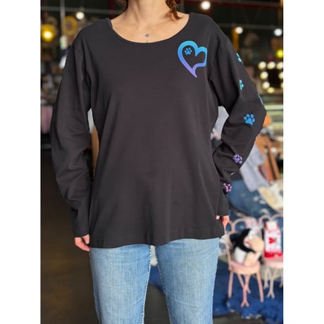FOOT MARK L/S TEE [S-1776]