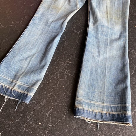 70'S Wrangler REPAIR DENIM PANTS [S-3598]