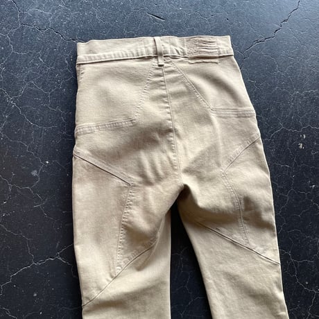 BACK STAR FLARE STRETCH PANTS [S-3862]