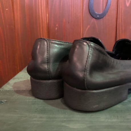 LEATHER DESIGN SHOES 23.5cm [S-3214]