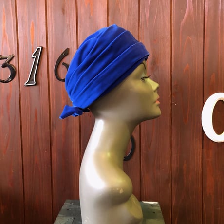 60’S VELOUR TURBAN HAT [S-3062]