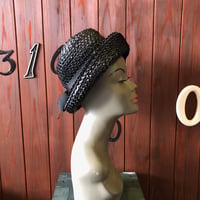 60’S STRAW BOWLER HAT [HP-1912]