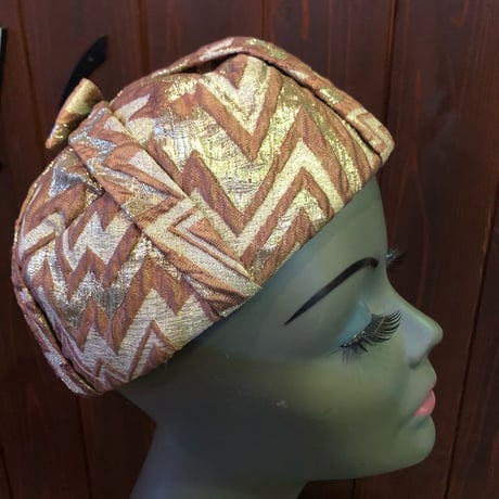 60’S FABRIC TOQUE HAT [S-3347]