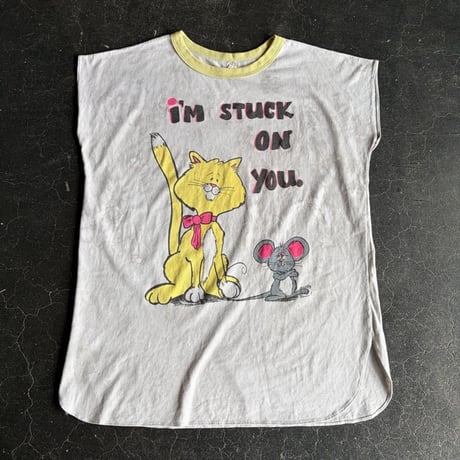 80’S CAT＆MOUSE OVERDYE DRESS [S-3926]