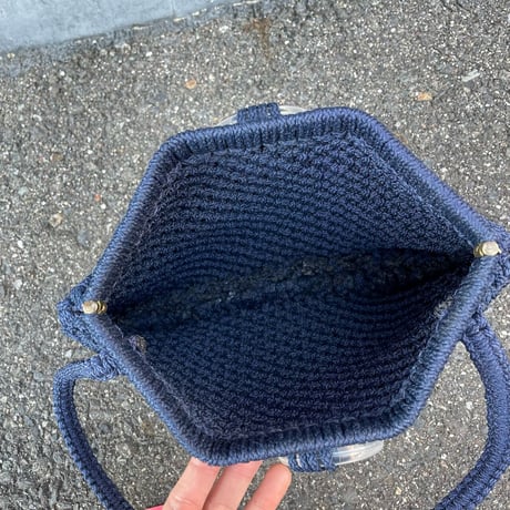 70’S NYLON CROCHET BAG [S-1019]