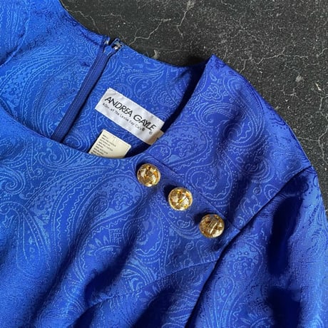 90’S PAISLEY DRESS [S-1137]