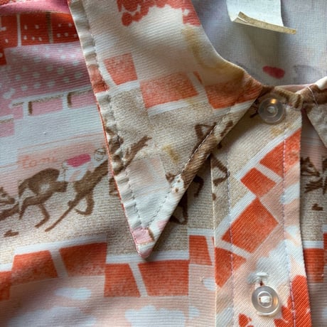 70’S HORSE SHORT SHIRT [S-4046]