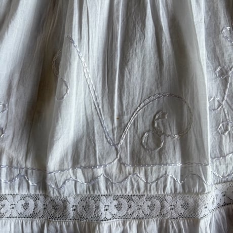EMBROIDERY INDIA COTTON SKIRT [S-3769]