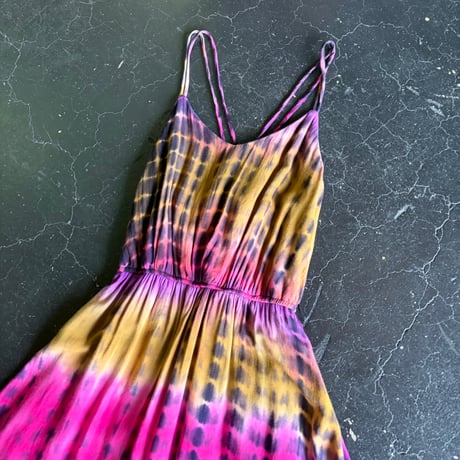 DYED ASYMMETRY CAMISOLE DRESS [S-4391]