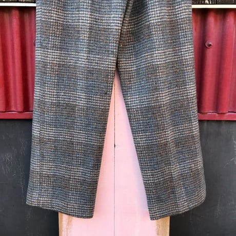 70’S CHECK WOOL PANTS [S-2819]