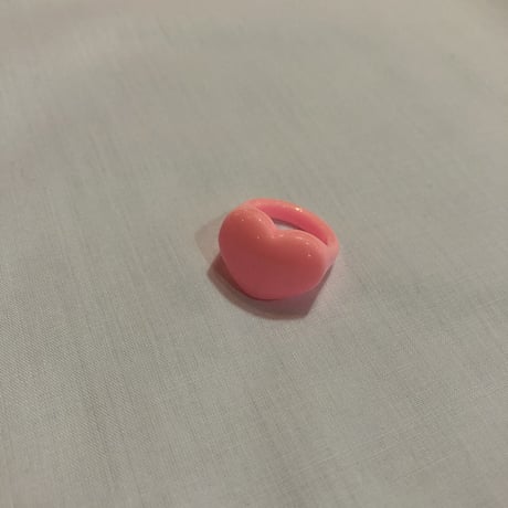 80’S PINK HEART RING [S-2152]