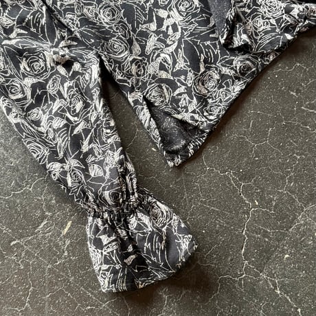 80’S ROSE FRILL BLOUSE [S-2287]