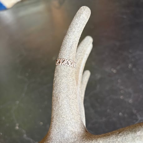 SILVER 925 HEART RING [S-4323]
