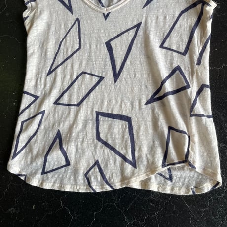 DESIGN LINEN TEE [S-3348]