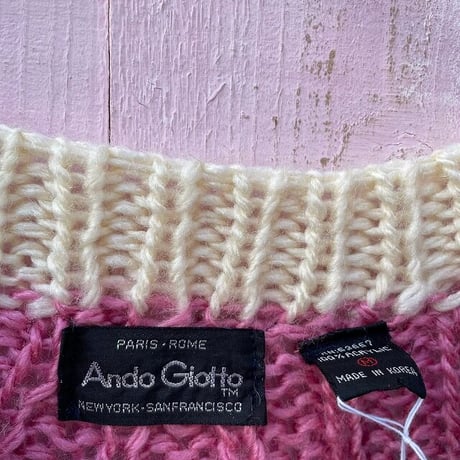 80’S COLOR DESIGN KNIT [S-0437]