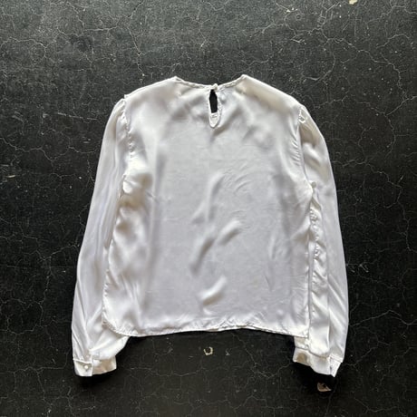80’S SATIN BLOUSE [S-2761]