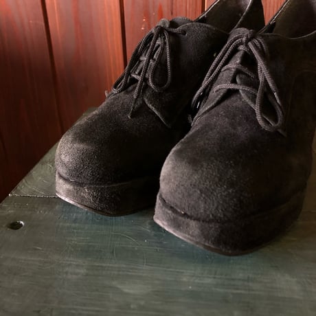 SUEDE BOOTIE 22.5-23cm [S-3220]