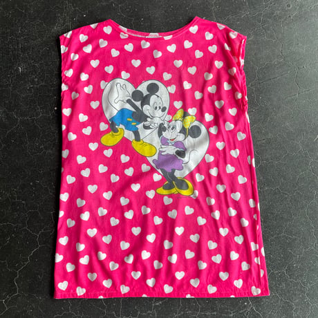 80’S MICKEY＆MINNIE HEART TEE [S-3487]