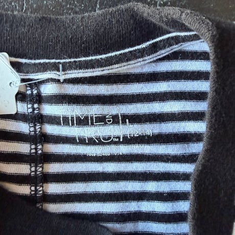 BORDER TEE DRESS [S-4158]