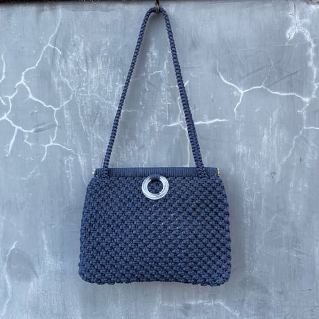 70’S NYLON CROCHET BAG [S-1019]