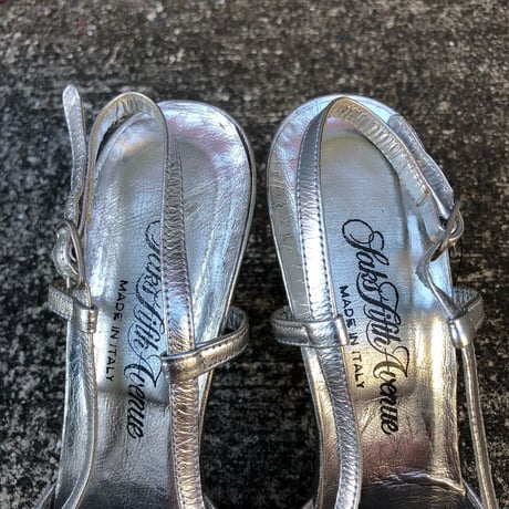 60’S METALLIC DESIGN PUMPS 23.5cm [S-4405]