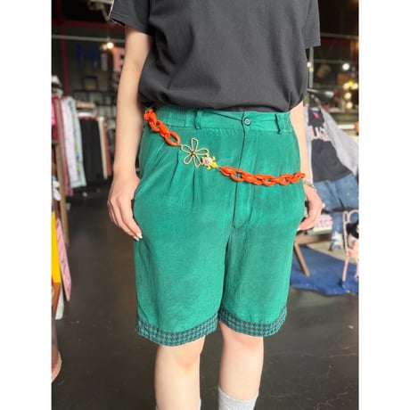 SILK SHORT PANTS [S-3988]