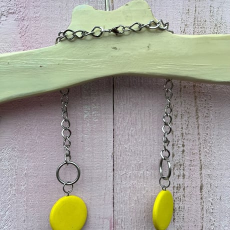 COLORFUL WOOD NECKLACE [S-4511]