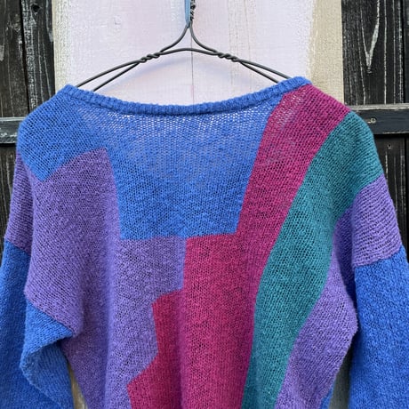 VINTAGE BACK V-NECK KNIT [S-0981]